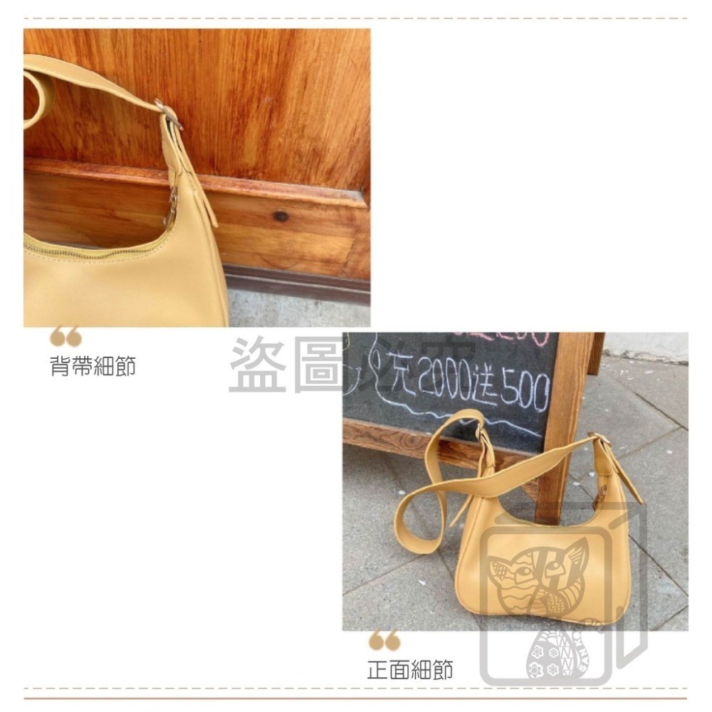 🔥台灣發貨🔥月牙包 單肩包 包包 餃子包 半月包 側背包 側背包女 小包包 肩背包 腋下包 馬鞍包 手機包 包包女-細節圖8