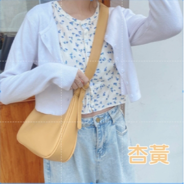 🔥台灣發貨🔥月牙包 單肩包 包包 餃子包 半月包 側背包 側背包女 小包包 肩背包 腋下包 馬鞍包 手機包 包包女-規格圖9