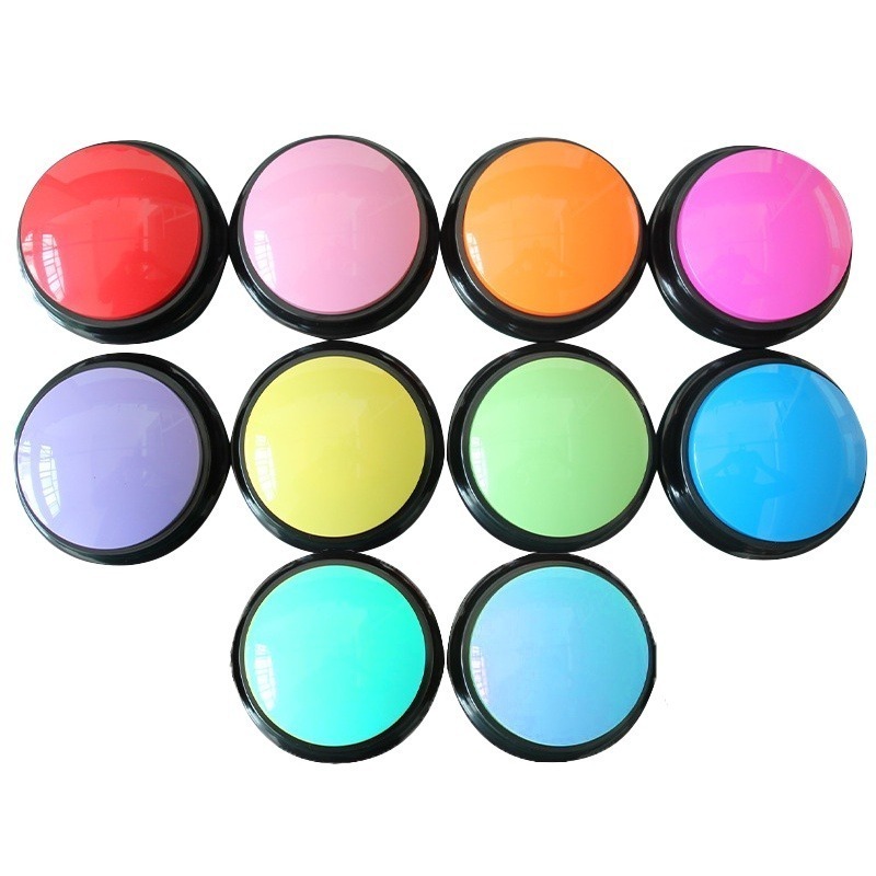 🐾超低價🐾寵物錄音按鈕 寵物交流按鈕 益智訓練按鈕 狗狗語音按鈕 寵物交流 狗狗按鈴 寵物玩具 寵物訓練鈴-細節圖2