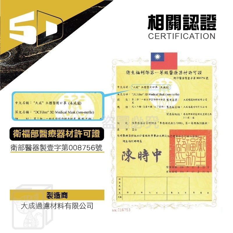 🔥時兆 醫療級口罩🔥5D口罩 明星不脫妝口罩 立體醫用口罩 5D立體韓版口罩 立體醫用口罩 成人立體口罩 醫療口罩-細節圖8