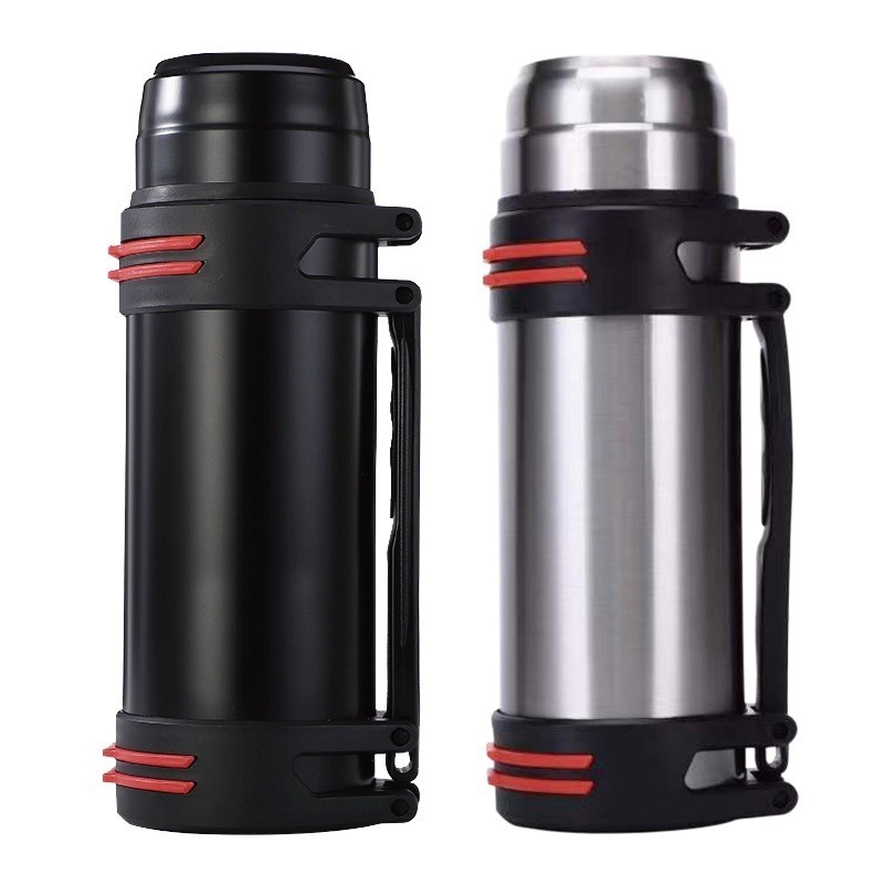 🔥送背帶🔥2L不鏽鋼保溫水壺 真空不銹鋼 露營水壺 旅行壺 便攜戶外保溫壺 保溫水壺 保溫瓶 保冷杯 不鏽鋼保溫壺-細節圖2