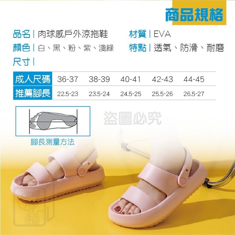 🔥4CM厚底🔥厚底涼拖鞋 超厚底涼鞋 防滑涼鞋 防水防滑 高彈力厚底拖鞋 防水拖鞋 防滑涼鞋 男女涼拖鞋 涼鞋 室內-細節圖3