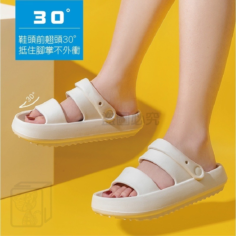 🔥4CM厚底🔥厚底涼拖鞋 超厚底涼鞋 防滑涼鞋 防水防滑 高彈力厚底拖鞋 防水拖鞋 防滑涼鞋 男女涼拖鞋 涼鞋 室內-細節圖5