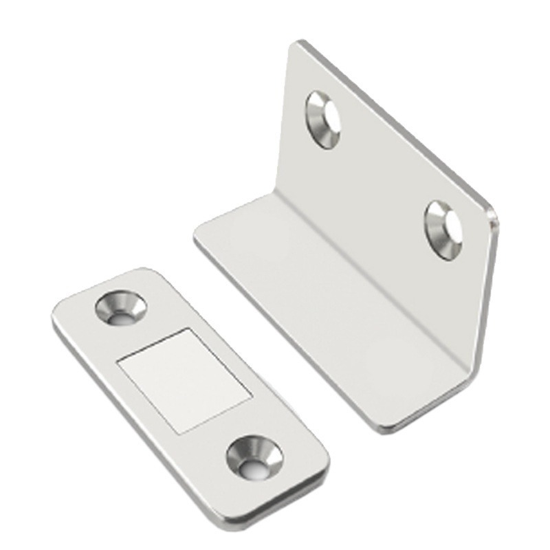 🔥台灣出貨🔥磁鐵門扣 隱形門吸 自動關門器 免打孔門吸 強力磁吸門器 磁鐵門吸 磁鐵吸扣 拉門磁鐵 關門器櫃門吸合器-細節圖2