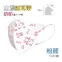 🔥醫療口罩🔥幼幼醫療口罩 細耳帶 幼幼3D立體口罩 醫療級兒童口罩 幼幼立體口罩 幼童醫用口罩 兒童3D口罩 幼稚園-規格圖7