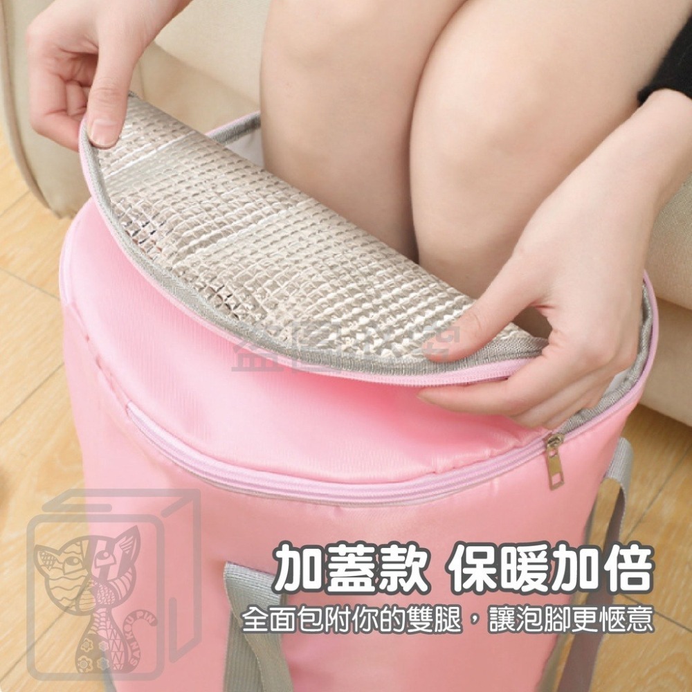 ✨加厚材質✨折疊泡腳袋 摺疊泡腳桶 泡腳包 折疊泡腳袋 足浴盆 泡腳桶 足浴桶 泡腳袋 保溫袋 泡腳桶 水桶 旅行泡腳-細節圖4