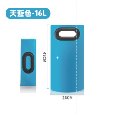 (16L)湖水藍 便攜式泡腳桶