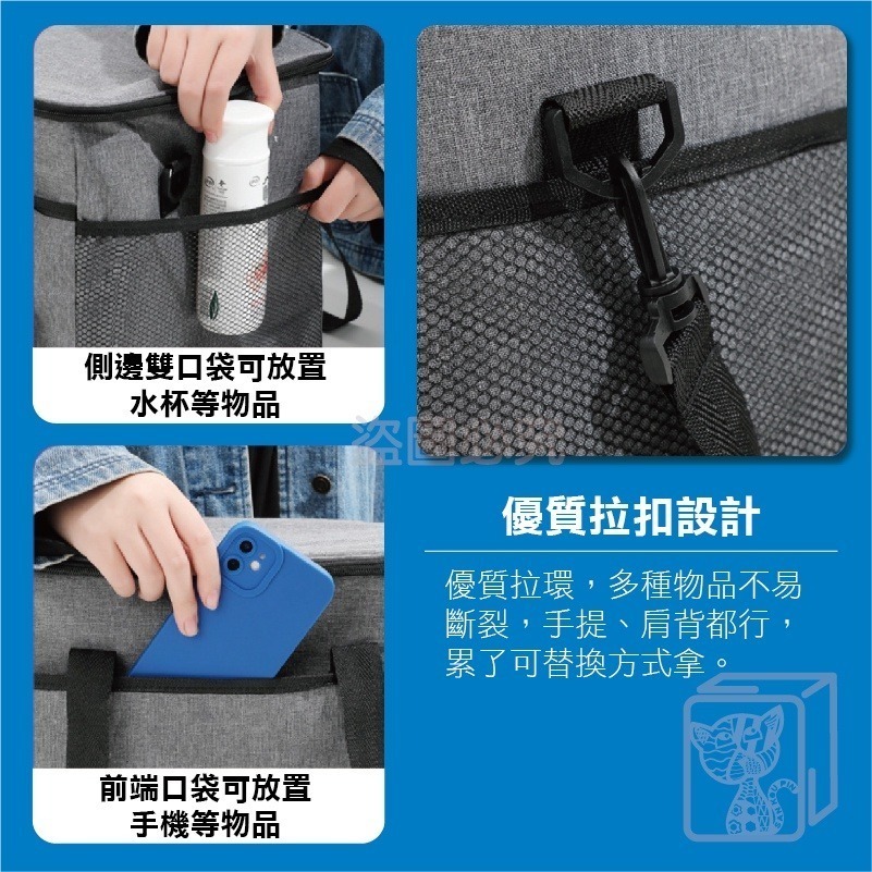 🔥711超低價🔥加厚野餐保溫包 保溫保冷袋 便當袋 收納袋 露營野餐 露營包 環保袋 飲料袋 食材保鮮 飯菜保溫-細節圖9