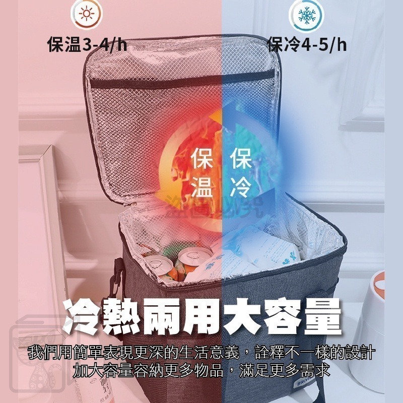 🔥711超低價🔥加厚野餐保溫包 保溫保冷袋 便當袋 收納袋 露營野餐 露營包 環保袋 飲料袋 食材保鮮 飯菜保溫-細節圖4
