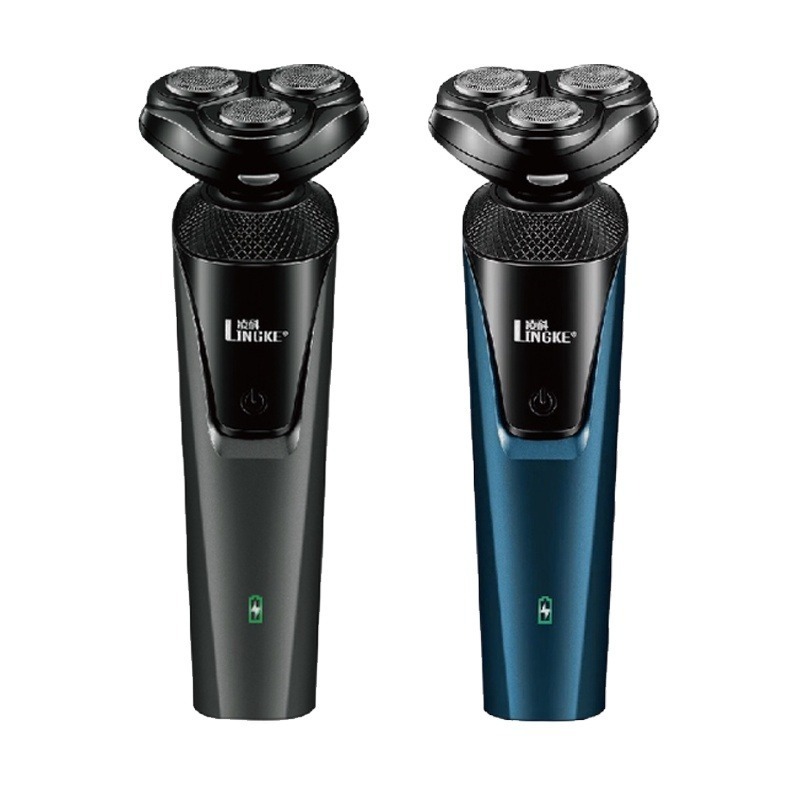 🔥台灣發貨🔥4D浮動三刀頭 電動刮鬍刀 浮動電動刮鬍刀 智能電動刮鬍刀 刮鬍刀 電動剃鬍刀 剃鬚刀 電鬍刀 刮鬍刀-細節圖2