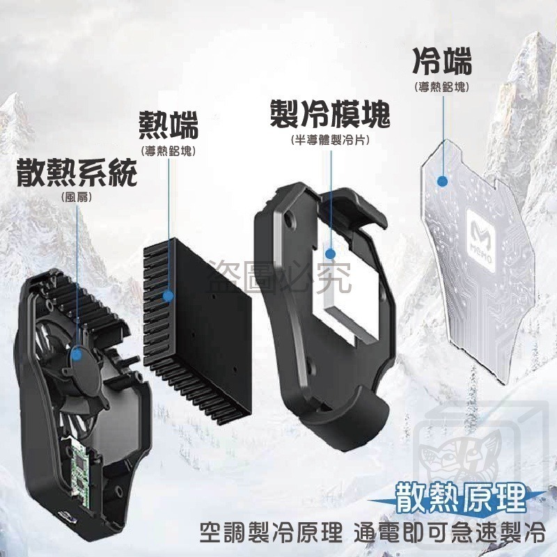 🔥台灣發貨🔥手機散熱器 手機散熱風扇 快速降溫 手機冷卻 手機風扇 降溫散熱 吃雞神器 手游必備 降溫 散熱 冷卻-細節圖6