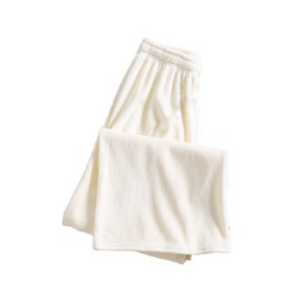 🔥加絨加厚🔥加絨直筒褲 高腰內刷毛寬褲 寬鬆休閒褲 闊腿褲 黑褲 秋冬長褲 保暖褲 刷毛褲 拖地褲 褲子 長褲-細節圖2