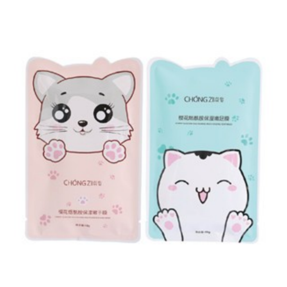 🔥櫻花萃取🔥貓咪手膜 貓咪腳膜 手足保養膜 滋養膜 保濕膜 貓爪手足膜  護手膜 手膜 腳膜 貓咪手套 手部保濕-細節圖2