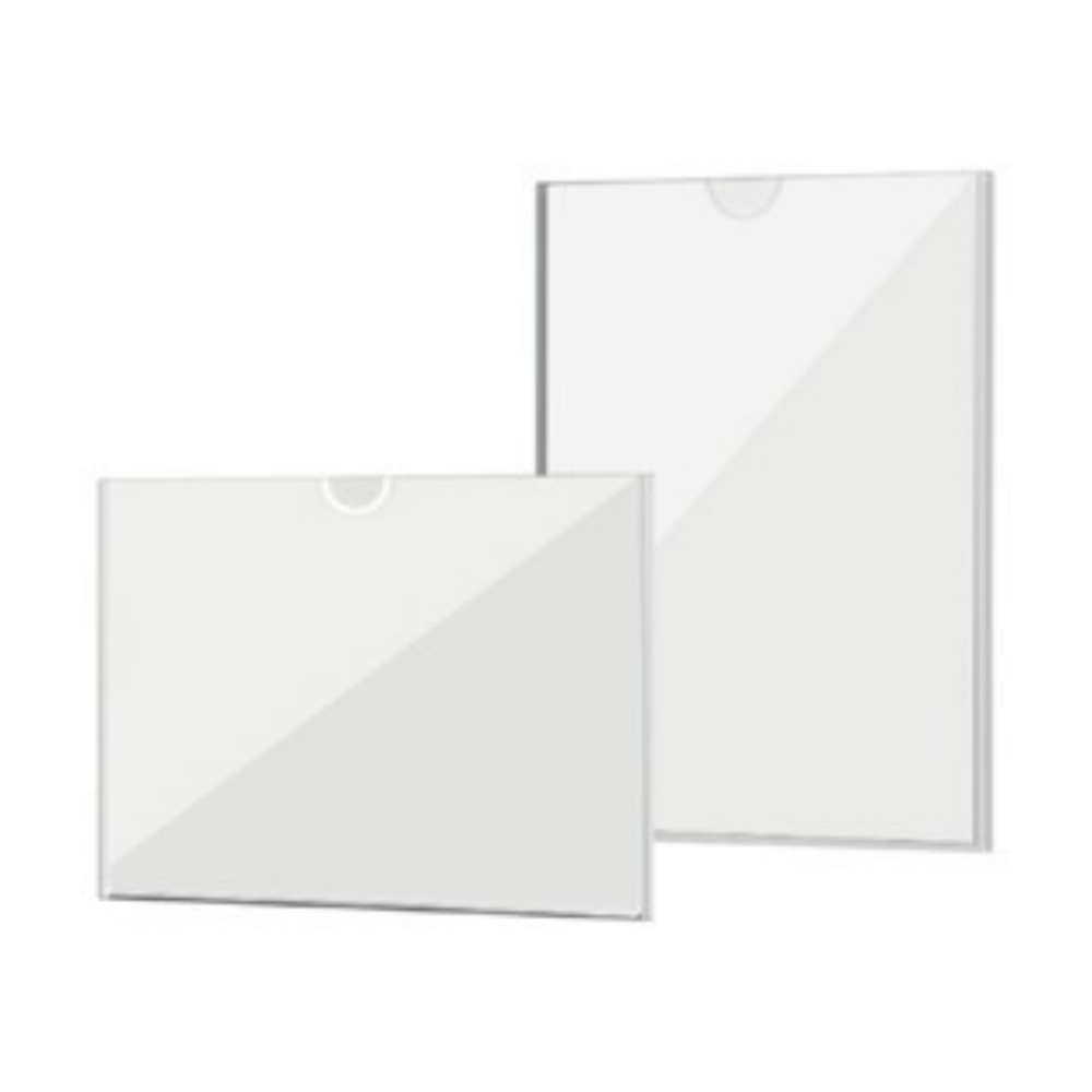 🔥高透明度🔥雙層壓克力卡槽 A4插槽 透明壓克力板 掛墻資料架 壓克力公布欄 廣告牌 公告欄 菜單 DM架 展示架-細節圖2