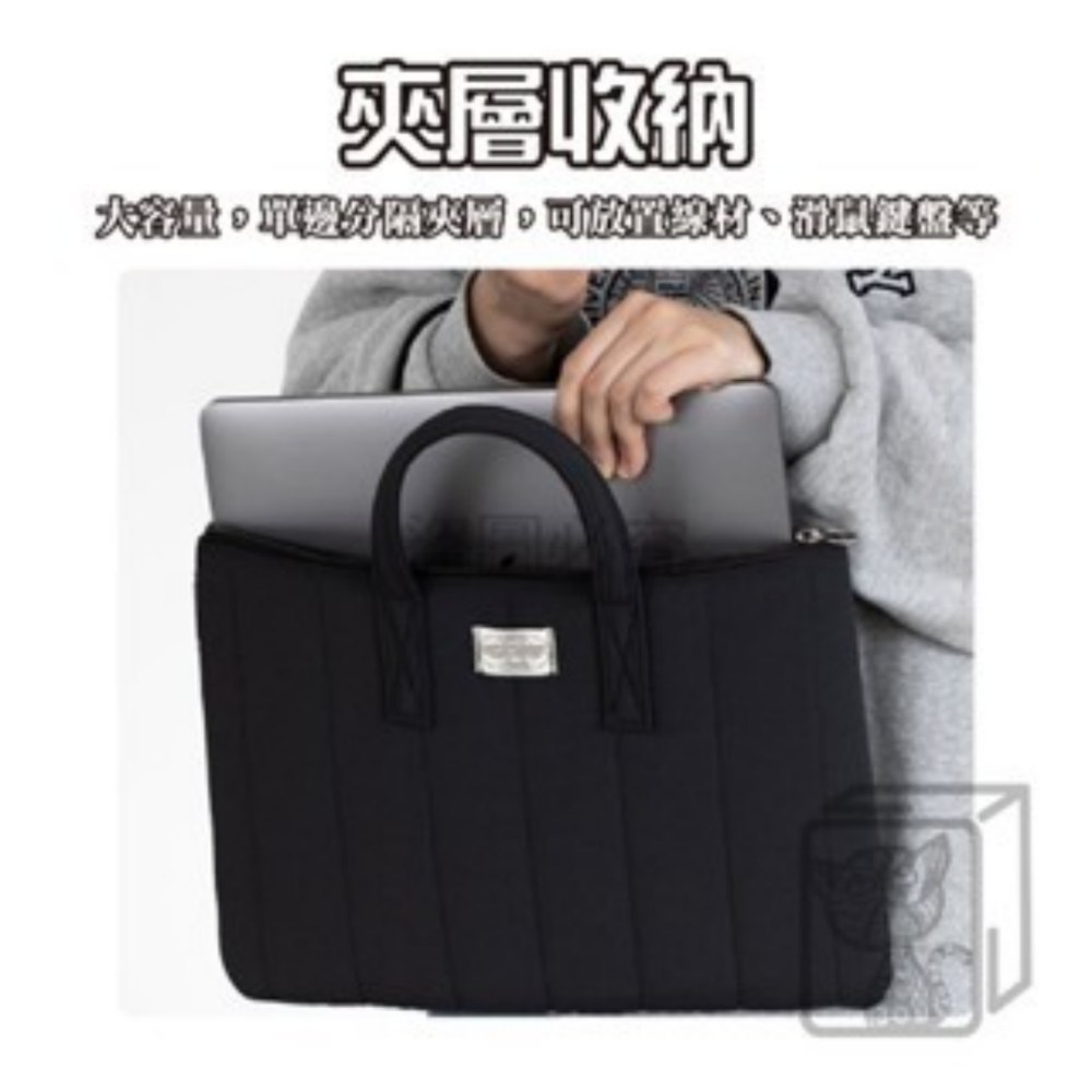 🔥柔軟防震🔥澎澎筆電包 手提電腦包 13吋筆電包 14吋筆電包 15吋筆電包 iPad  防震電腦包 筆電收納包-細節圖7