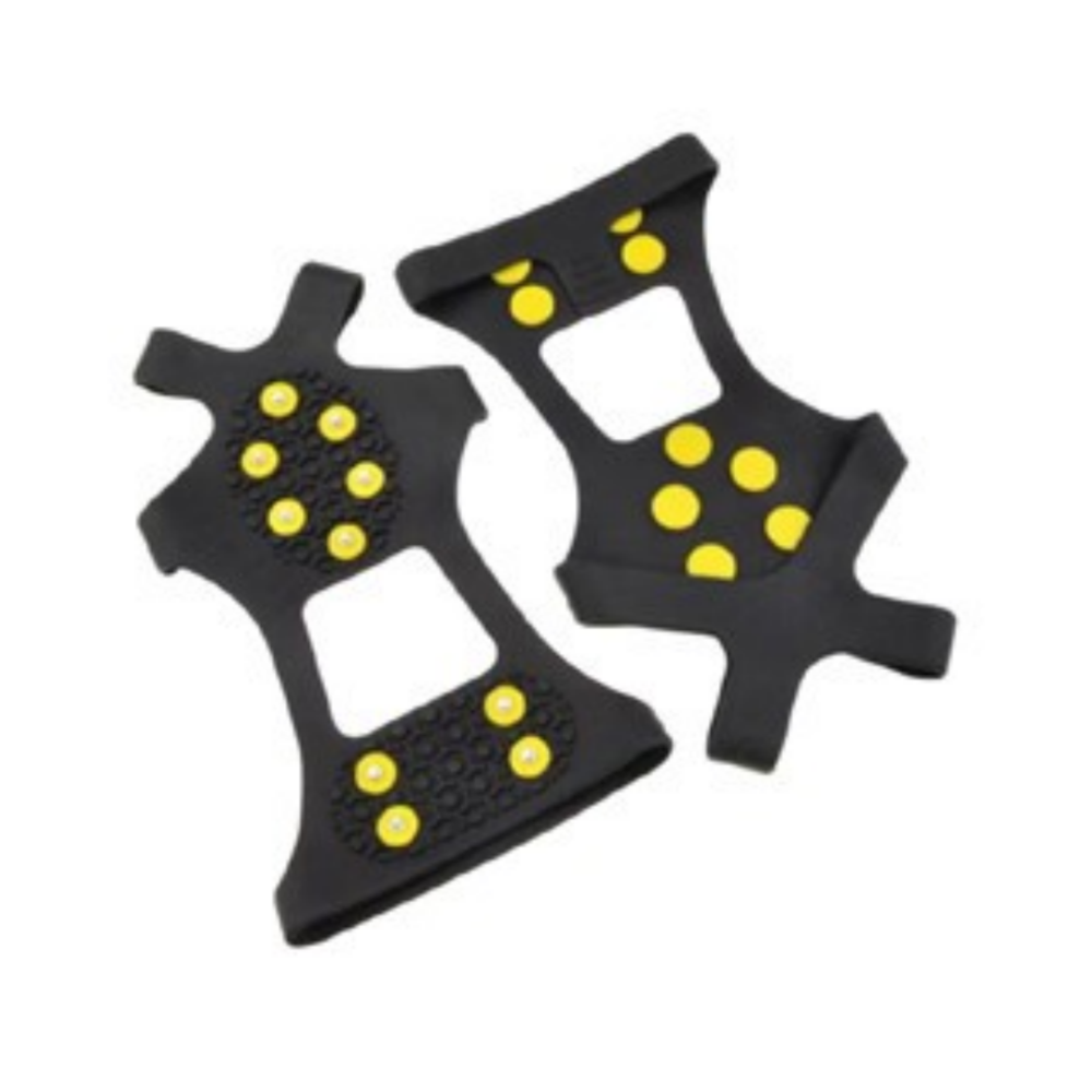 🔥升級十齒🔥登山防滑釘鞋套 抓地鞋套 釘鞋套 雪爪 攀岩鞋 登山 溯溪 防滑鞋 防滑鞋套 冰爪釘 鋼爪鋼釘 爬山-細節圖2