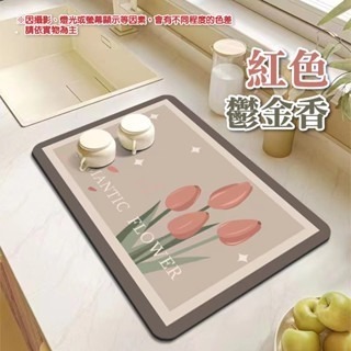 🔥快速吸水🔥廚房瀝水墊 流理台吸水墊 硅藻泥軟墊 吸水墊 防滑墊 廚房隔熱墊 防滑吸水墊 洗手台軟墊 廚房/廁所-規格圖9
