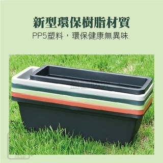 🔥台灣現貨🔥霍倫種菜盆 長型花盆 蓄水花盆 種菜盆 長型花槽 長盆  霍倫盆 青山盆 陽台花盆 控根花盆 塑膠花-細節圖8