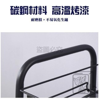 🔥附掛鉤🔥網籃小推車置物架 網籃置物推車 落地推車 收納架 置物架 收納推車 多功能置物架 家用小推車 廚房置物架-細節圖7