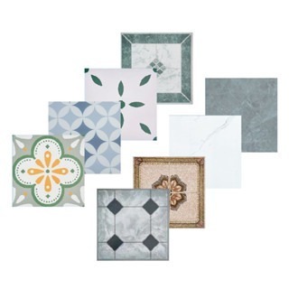 🔥防水耐髒🔥衛浴PVC地板貼 地板貼 浴室防滑地貼 止滑地貼 衛生間地板貼 浴室地墊貼片 防水仿磁磚貼 自黏地板貼-細節圖7