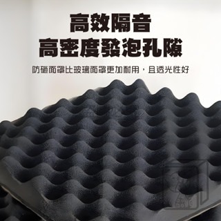 🔥自帶背膠🔥隔音棉 吸音棉 隔音海綿墊 消音海綿 3D立體隔音棉 立體隔音海棉墊 高密度隔音棉 阻燃隔音棉-細節圖7
