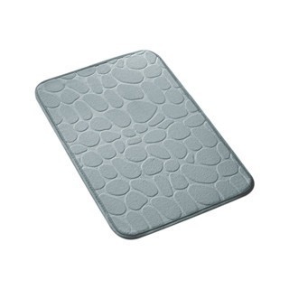 🔥吸水防滑🔥珊瑚絨石頭紋地墊 浴室腳踏墊 記憶棉 石頭紋腳踏墊 防滑地墊 珊瑚絨地墊 記憶地墊 地墊 廚房地墊-細節圖3