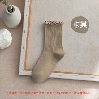 🔥INS爆款🔥木耳花邊襪 花邊堆堆襪 麻花系短襪 花邊襪 日系可愛襪 森林系襪 中筒襪 棉襪襪子 女生中筒襪-規格圖9
