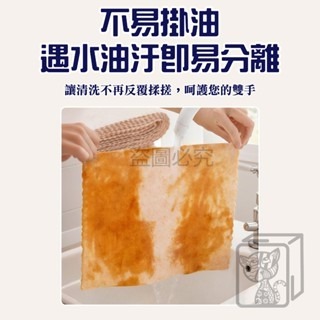 🔥加厚易清潔🔥絲瓜抹布 植物纖維抹布 抹布 吸油抹布 洗碗布 菜瓜布抹布 環保抹布 百潔布 25*25cm 可裁剪-細節圖7