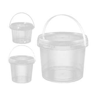 🔥台灣發貨🔥手提塑膠桶 手提收納桶 透明水桶 小桶子萬用桶 水桶 手提 收納桶 收納盒 收納箱 塑膠水桶 塑膠圓桶-細節圖2