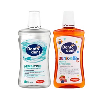 🔥不含酒精🔥漱口水 德國 DONTODENT 成人漱口水 兒童漱口水 500ml 溫和漱口水 口腔清潔 清新口氣-細節圖2