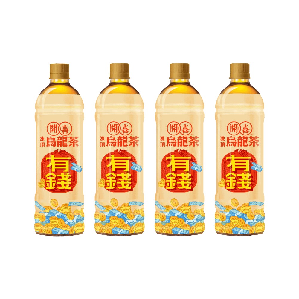 【德記洋行旗艦館】開喜 凍頂烏龍茶有糖款 575ml/瓶-細節圖2