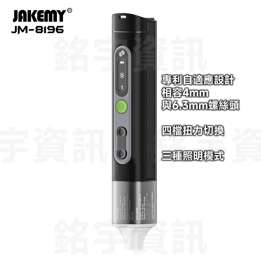 JM-8196 35合1 智慧雙動力精密電動螺絲起子套裝-細節圖4