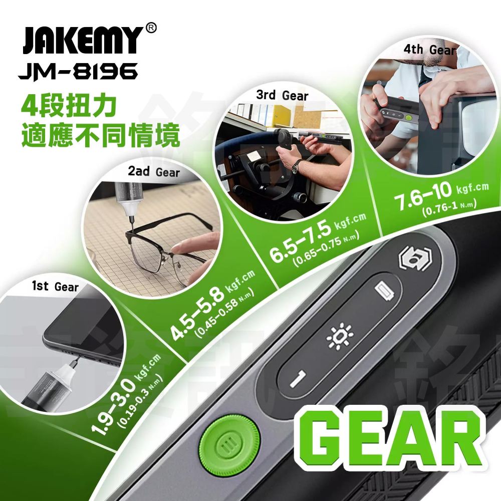 JM-8196 35合1 智慧雙動力精密電動螺絲起子套裝-細節圖7