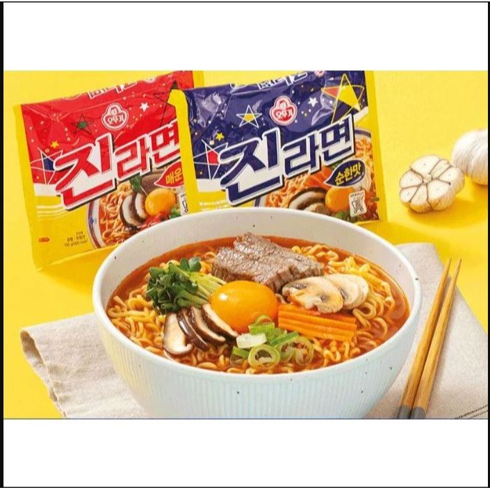 韓國製 不倒翁金拉麵-原味120g克(單包)【WG3】-細節圖2
