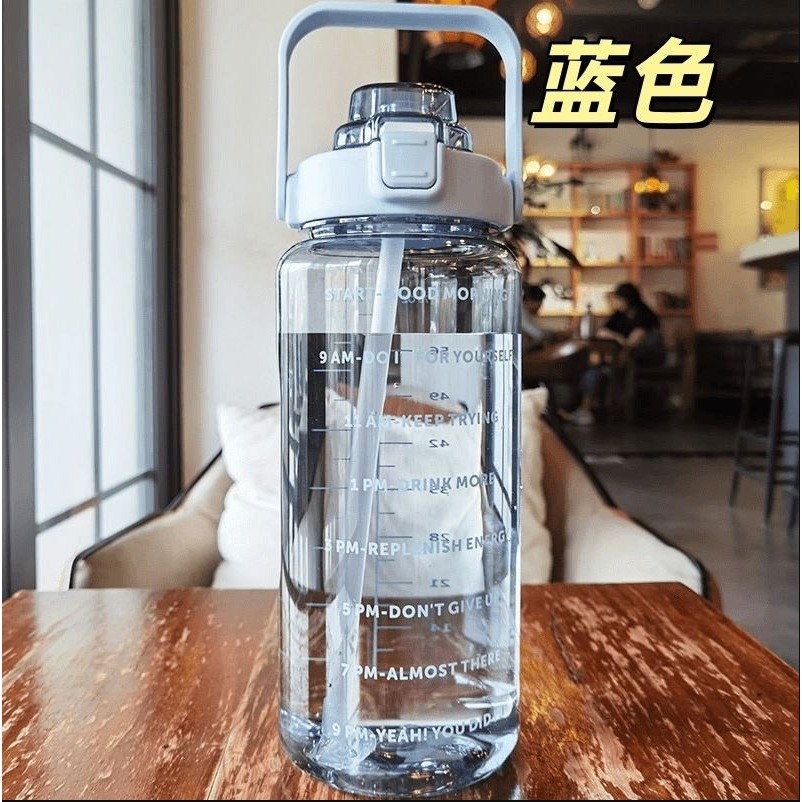 大容量彈蓋便攜式刻度水壺2000ML【H1】-細節圖4