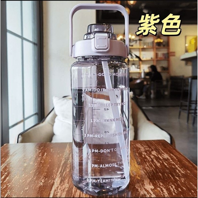 大容量彈蓋便攜式刻度水壺2000ML【H1】-細節圖7