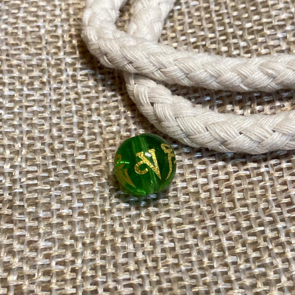 五行珠-六字真言琉璃、六字大明咒琉璃、六字箴言琉璃、賣場另有售六字真言瑪瑙、六字大明咒黑曜石、六字真言太赫茲-細節圖3