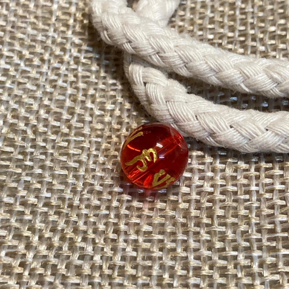 五行珠-六字真言琉璃、六字大明咒琉璃、六字箴言琉璃、賣場另有售六字真言瑪瑙、六字大明咒黑曜石、六字真言太赫茲-細節圖4