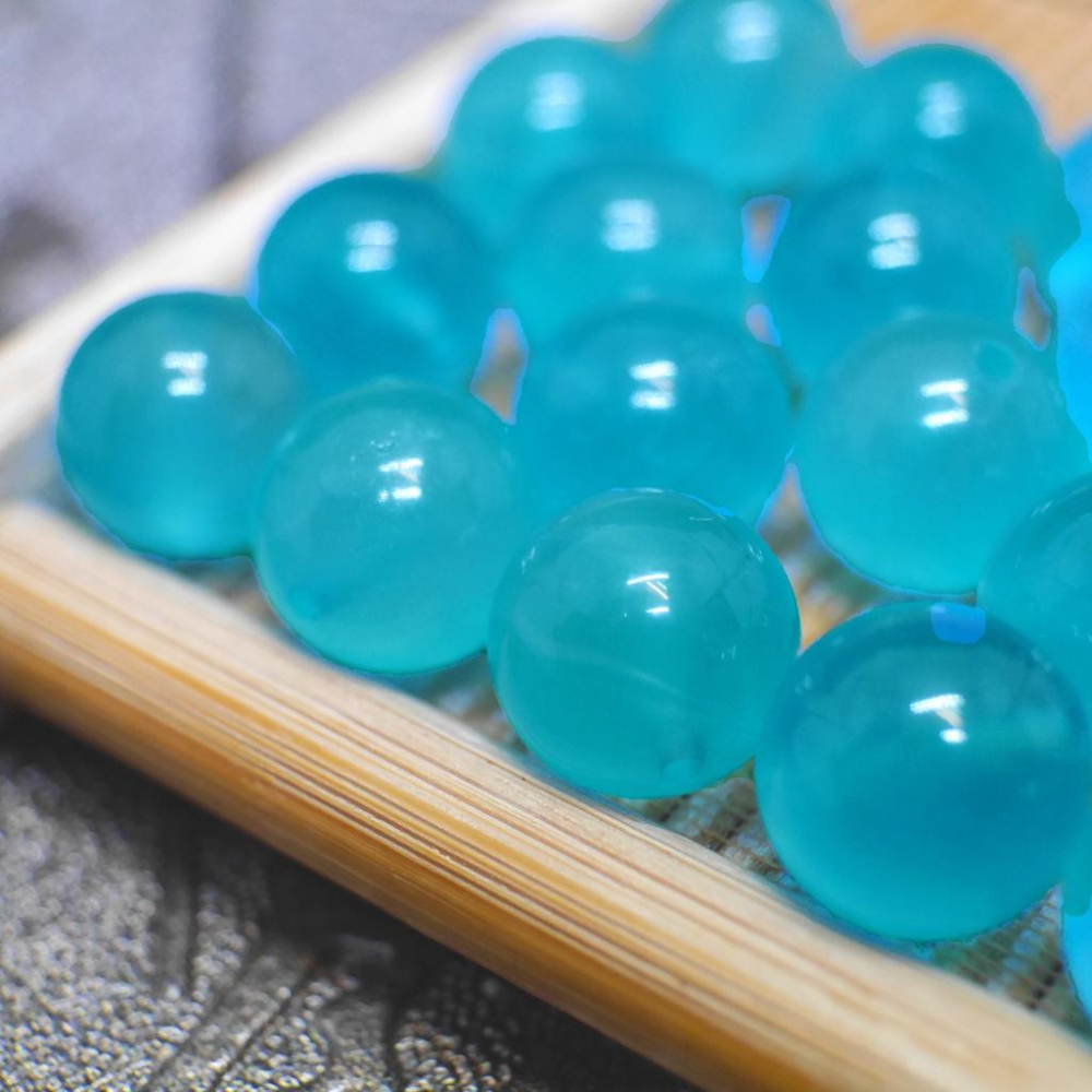 6A冰種天河石散珠(藍綠色) 台灣現貨天天出貨、希望之石、賣場另有售白月光石、灰月光石、藍月光石、太陽石、青金石、粉晶、-細節圖4