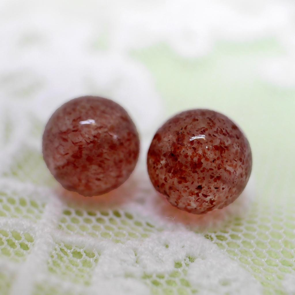 7A 鴿血草莓晶 散珠-招桃花、招人緣、鴿血草莓晶圓珠、草莓晶、草莓晶散珠、粉晶圓珠、粉晶圓珠、粉晶-細節圖3