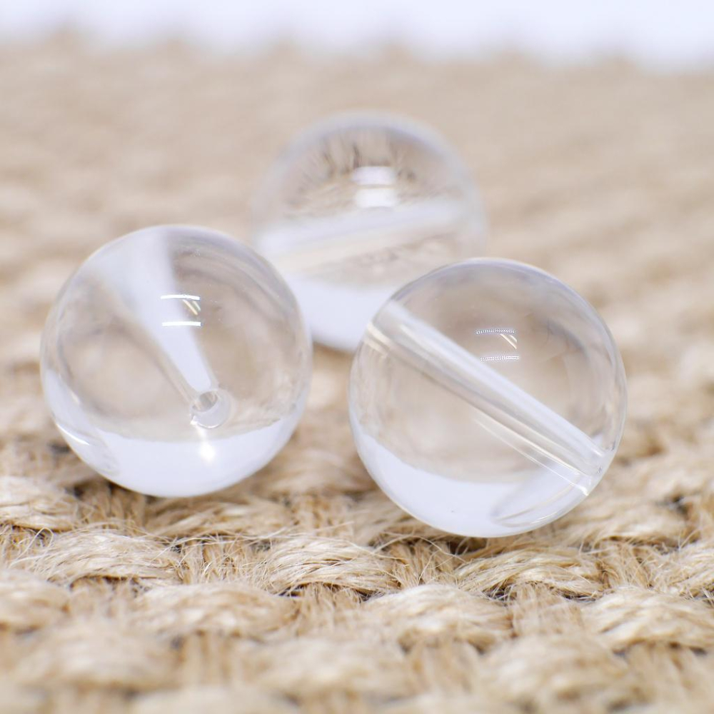 7A白水晶純淨體散珠-旺氣場、旺運勢、增強能量、#心經、#辟邪、#開運、#硃砂手鏈、#黑曜石、#招財，#白水晶-細節圖2