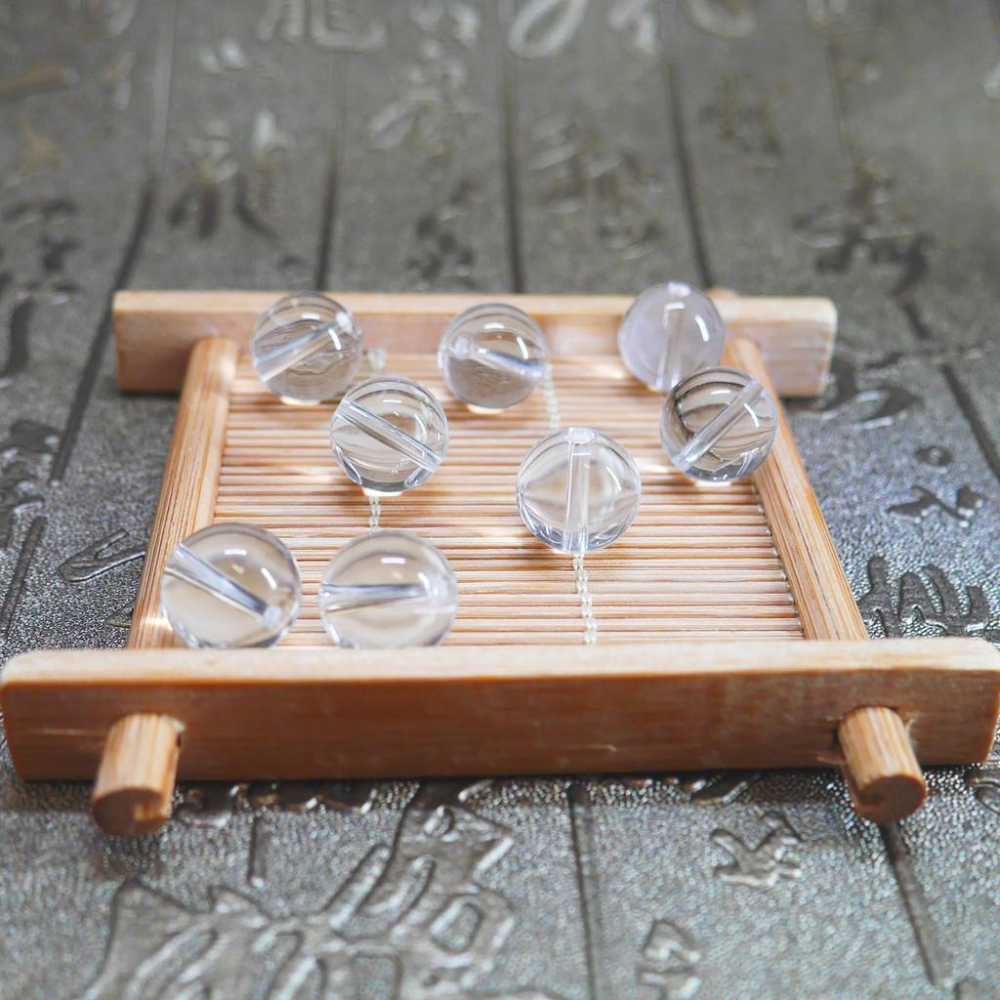 7A白水晶純淨體散珠-旺氣場、旺運勢、增強能量、#心經、#辟邪、#開運、#硃砂手鏈、#黑曜石、#招財，#白水晶-細節圖3