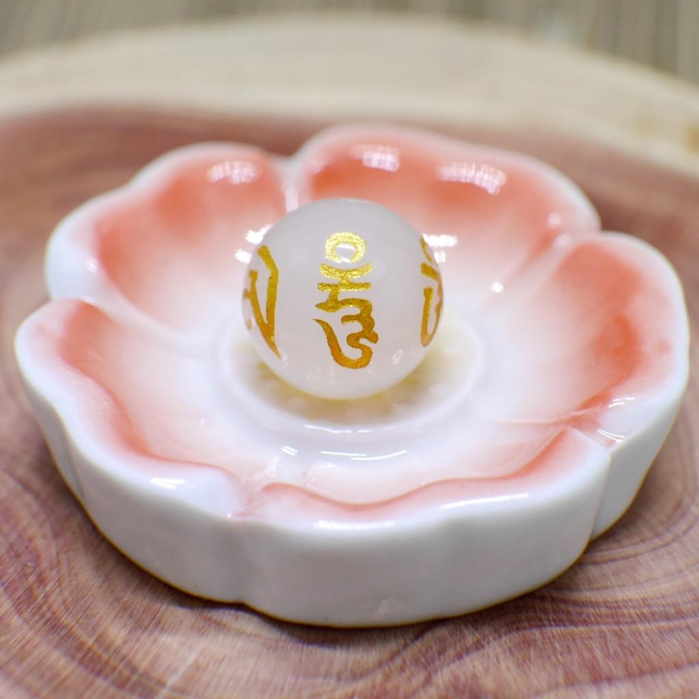 五行珠-六字真言紅瑪瑙有孔串珠 台灣現貨天天出貨、#心經、#辟邪、#開運、#硃砂手鏈、#黑曜石、#招財，#五行珠-細節圖3