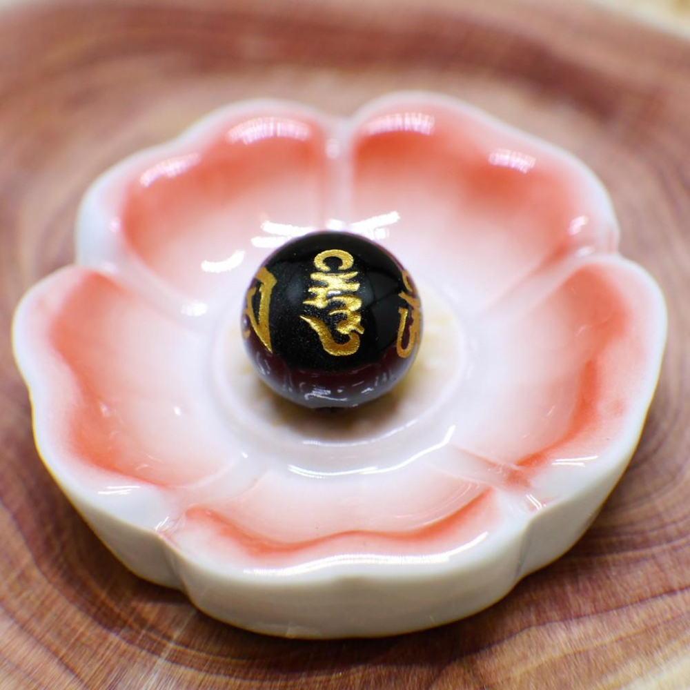 五行珠-六字真言紅瑪瑙有孔串珠 台灣現貨天天出貨、#心經、#辟邪、#開運、#硃砂手鏈、#黑曜石、#招財，#五行珠-細節圖5
