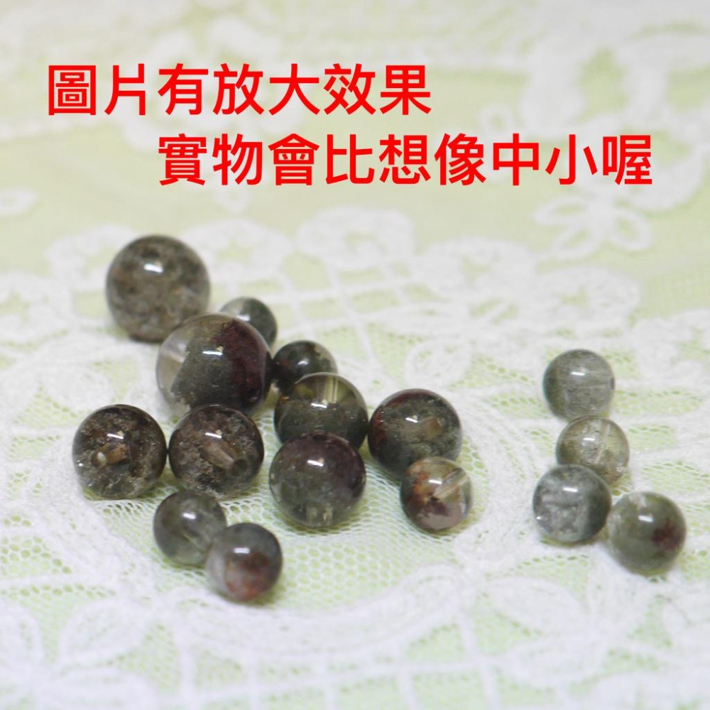 7A級 綠幽靈聚寶盆珠 台灣現貨天天出貨-紅綠共生、招正財、招財水晶、聚寶盆綠幽靈散珠、綠幽靈聚寶盆珠子-細節圖2