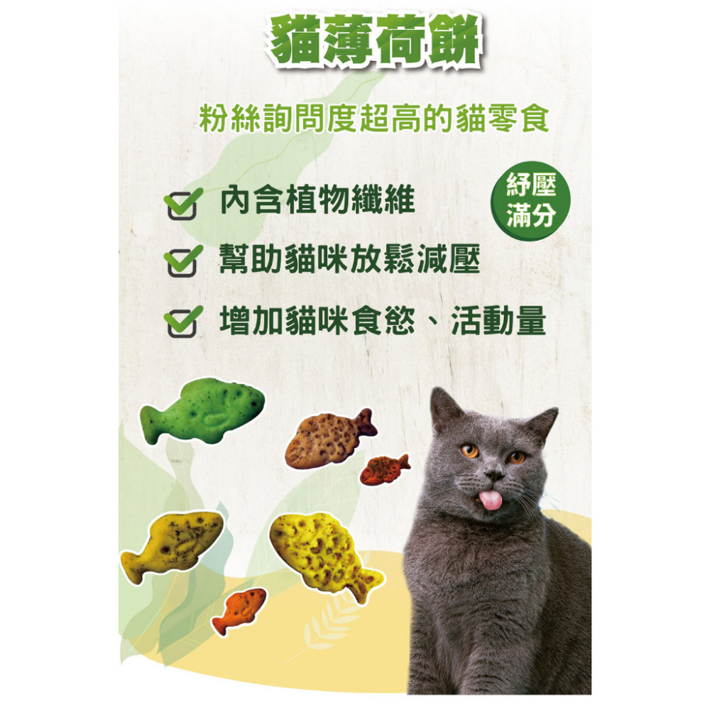 【福爾摩沙寵物精品】Cat Glory 驕傲貓 貓薄荷餅 貓零食-細節圖2