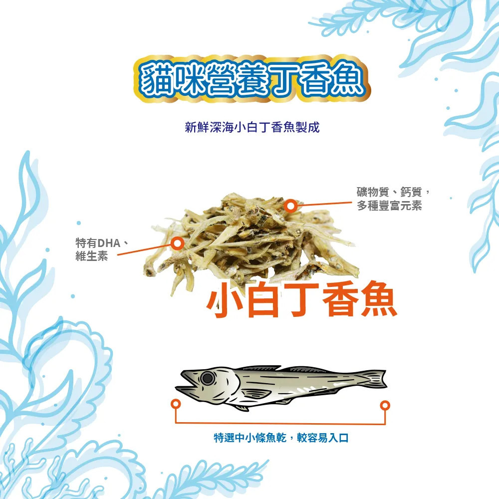 【福爾摩沙寵物精品】Pet Village 魔法村 貓咪營養丁香魚｜25g 貓零食-細節圖2