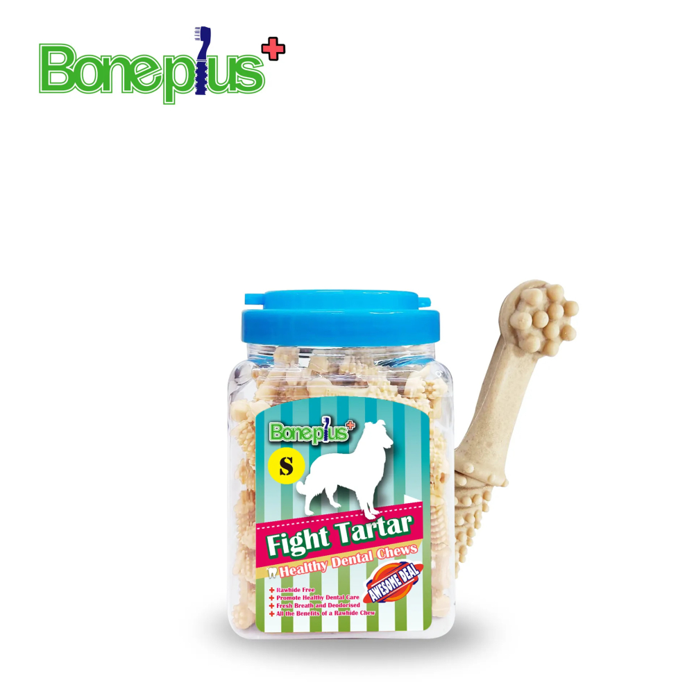 【福爾摩沙寵物精品】Bone Plus 牛奶動能雙頭潔牙骨-細節圖2