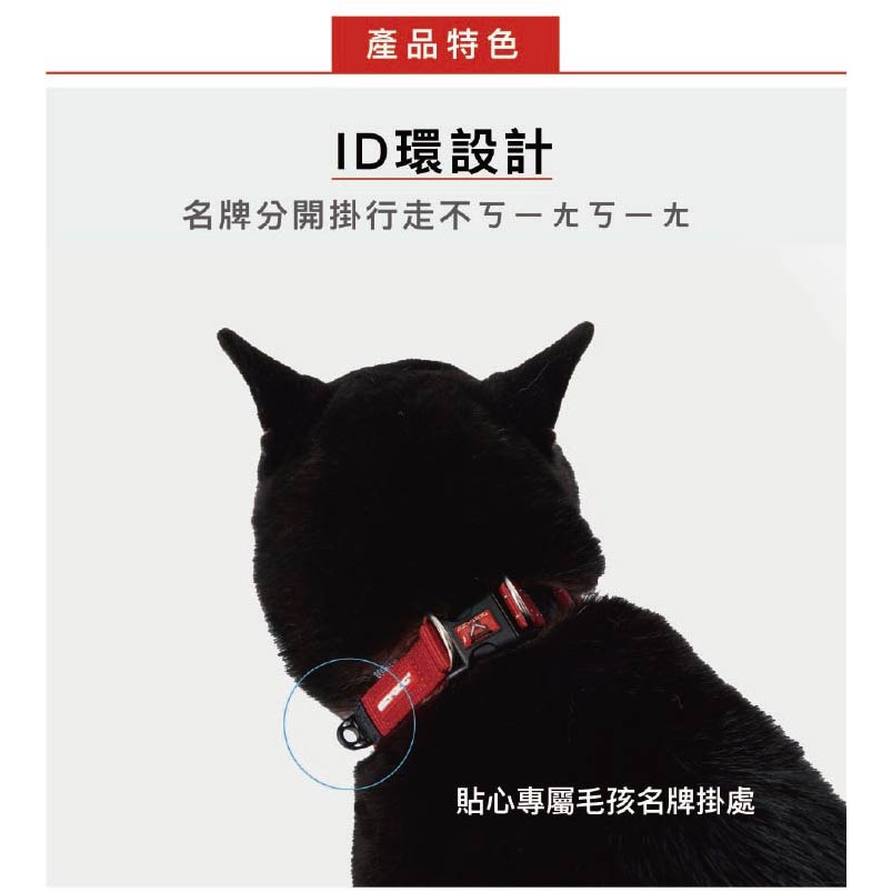 【福爾摩沙寵物精品】澳洲EZYDOG 雙環項圈 狗項圈 犬項圈-細節圖4