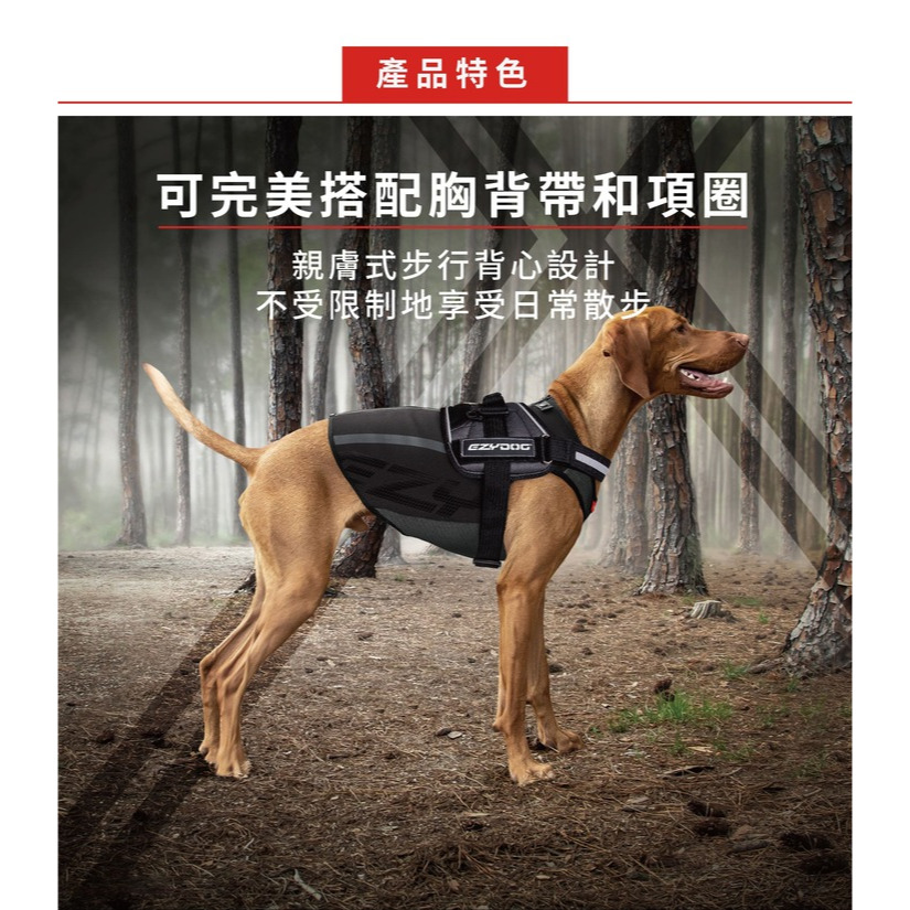 【福爾摩沙寵物精品】澳洲EZYDOG 絕地抗寒背心｜保暖｜防潑水｜輕便好穿-細節圖2